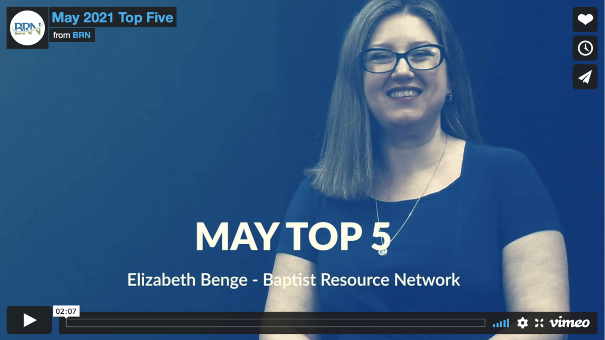 Elizabeth Benge May Top Five