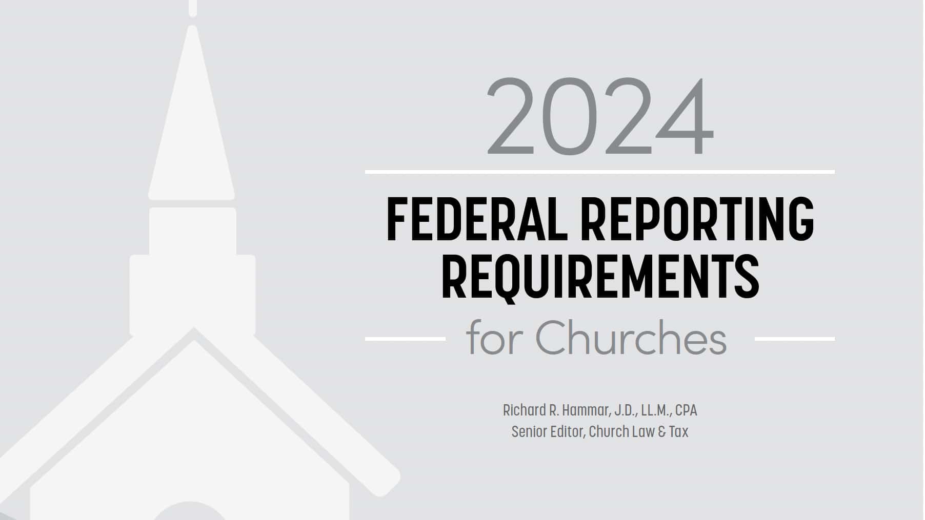 2024 Federal Reporting Requirements For Churches Baptist Resource Network