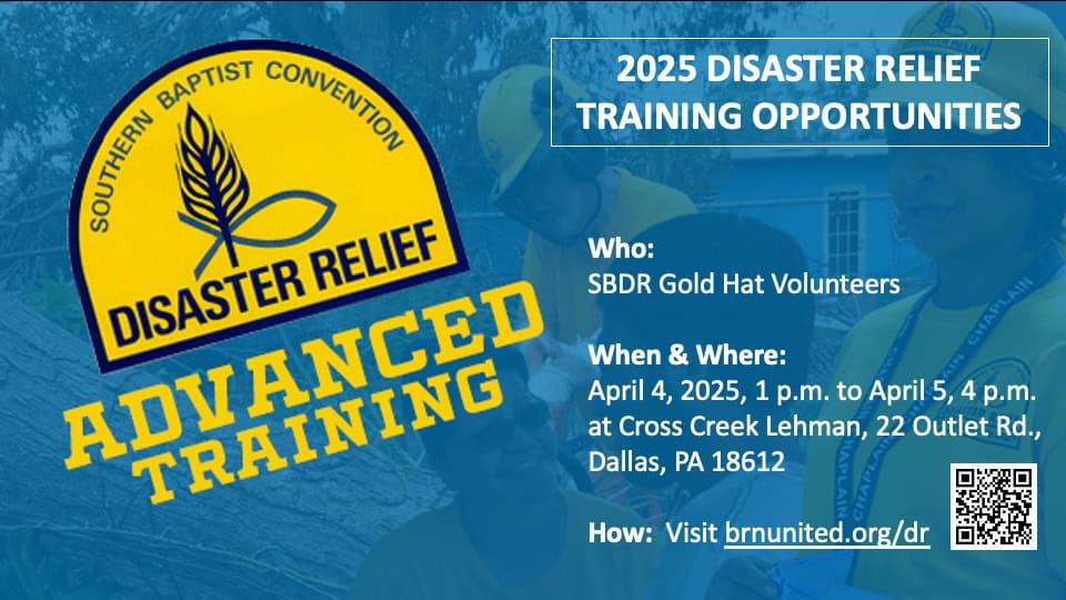 BRN DR Advanced Training - Cross Creek Lehman, April 4-5, 2025, w QR-16x9