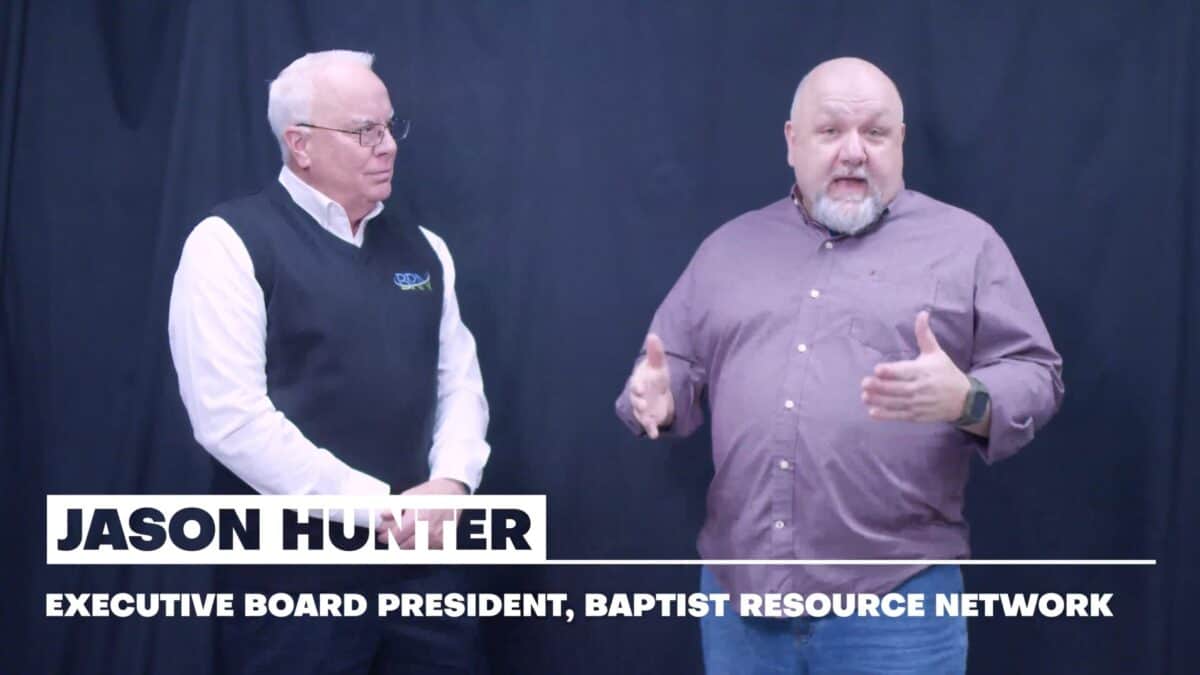 Barry Whitworth and Jason Hunter on video